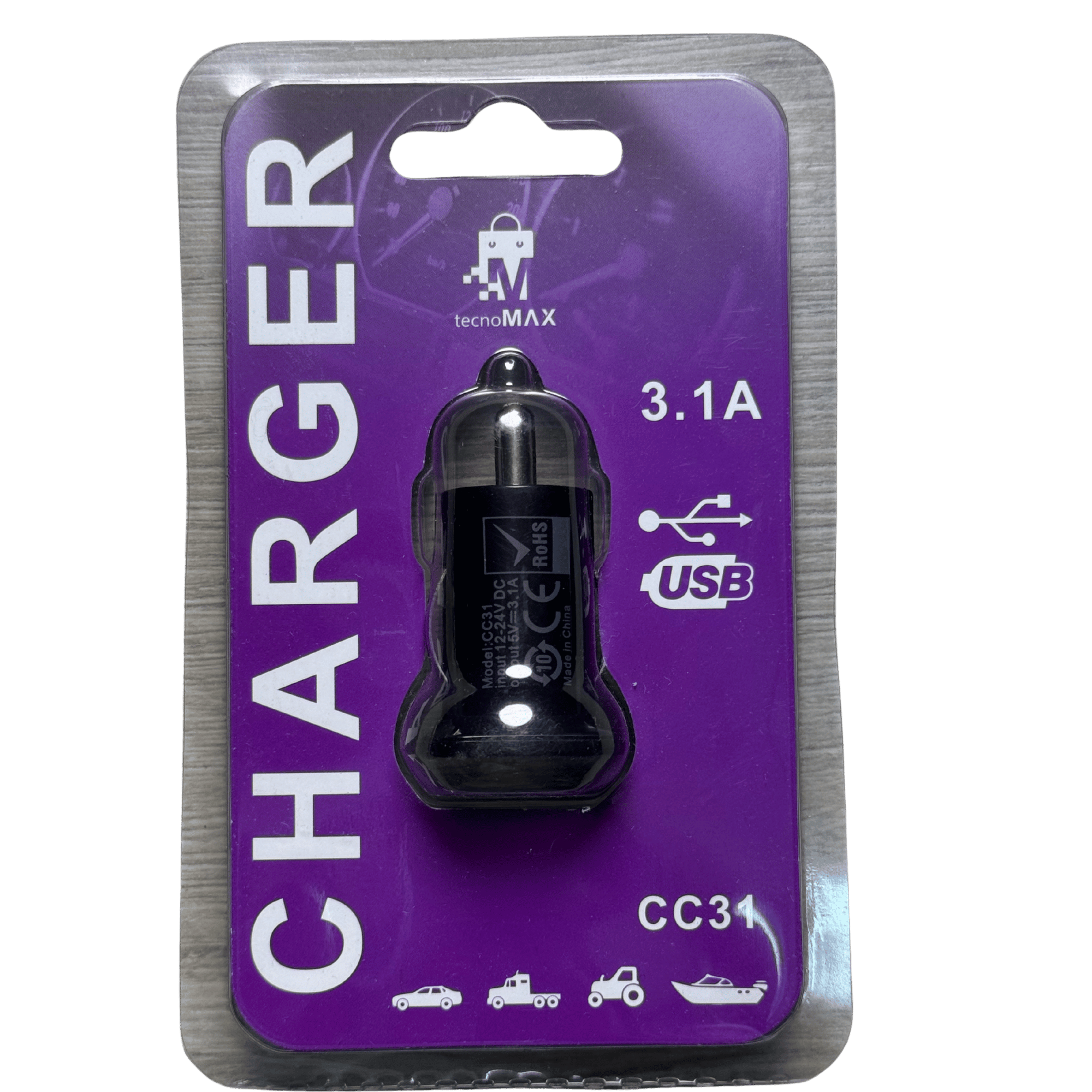 CARGADOR USB CARRO